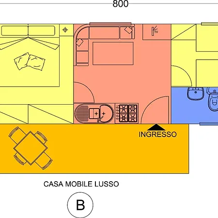 Casa Mobile Lux La Pineta 21 بيت للعطل ألبينغا